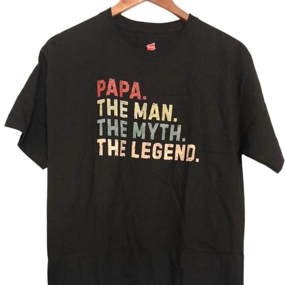 Papa the Man the Myth Tshirt Men’s Size Small - Picture 1 of 1